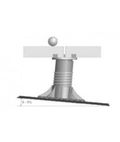 Soportes regulables con cabezal autonivelante,  185-275  mm