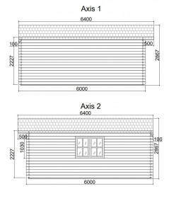 Caseta de jardín ALTEA 5x6