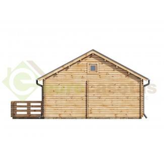 Casa de madera "ASTI , 64 m2" - 44mm