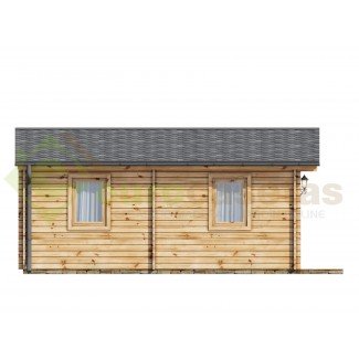 Casa de madera BERTA  (5x6) 30 m², 44mm