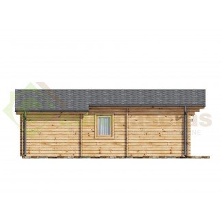 Casa de madera "DANI  6X8 , 48 m2" - 44mm
