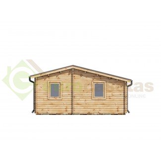 Casa de madera "DANI  6X8 , 48 m2" - 44mm