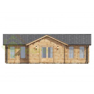 Casa de madera DARLA (Aislada, 44+44 mm), 180 m²