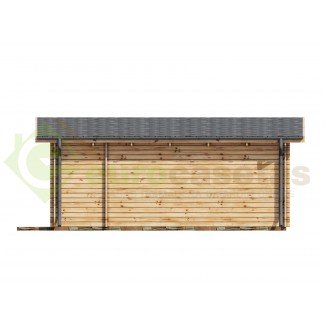 Casa de madera GRANADA 22 m², 44 mm