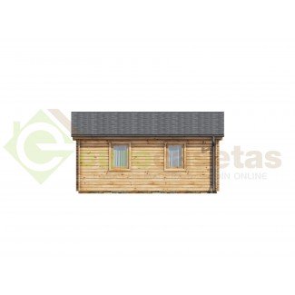 Casa de madera  "KRISTI , 64,9 m2" - 44mm