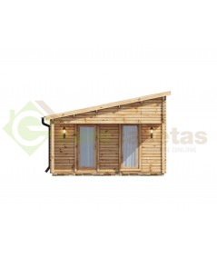 Casa de madera VALENCIA 40 m2- 44 mm