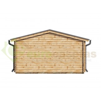 CASETA DE JARDÍN EXTERIOR de madera 6 m² - CON PISO IMPREGNADO - exteriores  A226x324x216 cm - construcción de