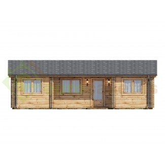 Casa de madera "NEREA TWINSKIN 72 m2" - 44-50-44 mm