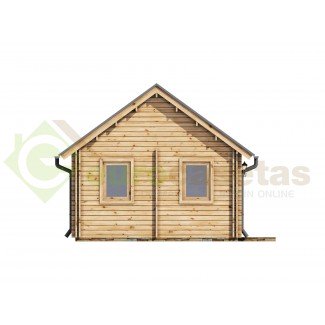 Casa de madera   "NOIA TWINSKIN , 34 m2  en doble pared 44-50-44 mm