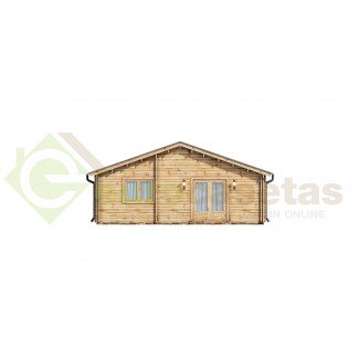 Casa de madera  "SINTRA TWINSKIN, 116 m2 " en doble pared - 44-50-44mm
