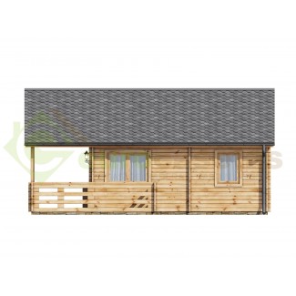 Casa de madera "ASTI , 64 m2" - 70 mm