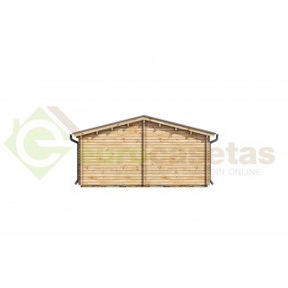 Casa de madera "MALLORCA NORDIC, 72 m2" - 70 mm