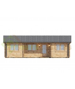 Casa de madera "NEREA NORDIC 72  m2" - 70 mm
