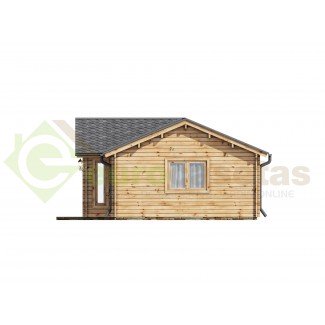 Casa de madera  "FLORIDA NORDIC , 60 m2"- 70 mm