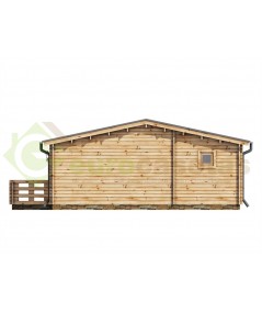 Casa de madera "HAKAN PLUS NORDIC , 50 m2", 70 mm