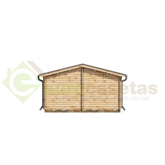 Casa de madera LUGO NORDIC, 52 m2  - 70mm