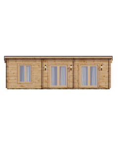 Casa de madera "AMANDA , 45 m2 " - 44mm