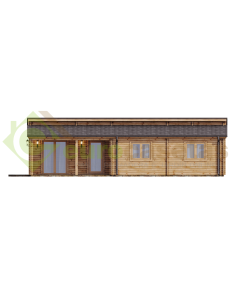 Casa de madera "IBERICA , 93,5 m2" - 44 mm