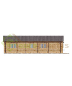 Casa de madera "IBERICA , 93,5 m2" - 70 mm