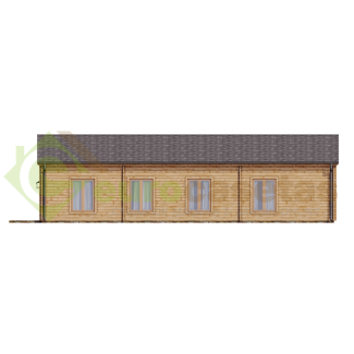 Casa de madera  VERONA WOOD , 107 m2 " - 44 mm
