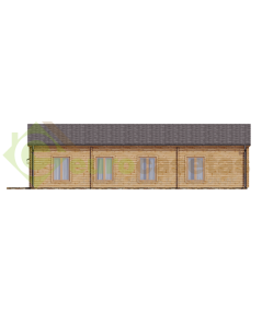 Casa de madera  VERONA WOOD , 107 m2 " - 44 mm