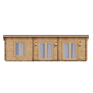 Casa de madera "AMANDA , 45 m2 " - 44-50-44 mm