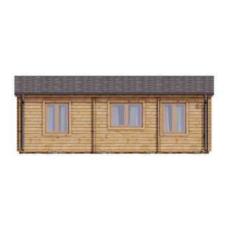 Casa de madera "DAIVA , 40 m2 " - 70 mm
