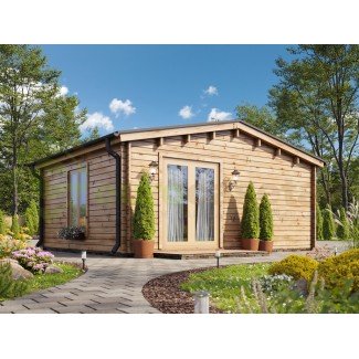 Casa de madera de doble pared DUNA  30 m², 44-50-44 mm