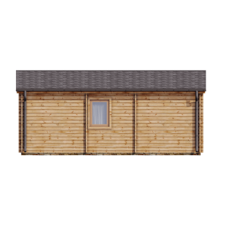 Casa de madera "IVETA , 42 m2 " - 70 mm