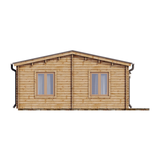 Casa de madera "IVETA , 42 m2 " - 70 mm