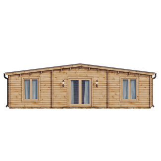 Casa de madera "PAMELA , 50 m2", 44-50-44 mm