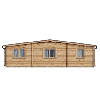 Casa de madera "PAMELA , 50 m2", 44-50-44 mm