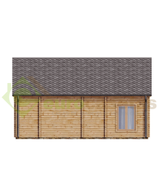 Casa de madera de dos plantas  "MODENA WOOD 55 m2 " - 70 mm