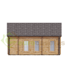 Casa de madera (altillo) NOGARA WOOD 40 m²  , 44 - 50 -44 mm