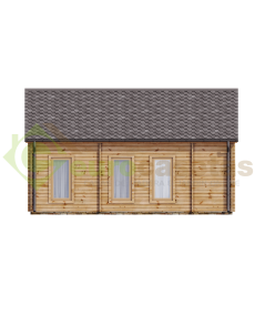 Casa de madera (altillo) NOGARA WOOD 40 m²  , 44 -50 -44 mm