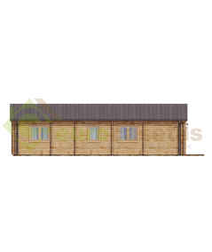 Casa de madera   "IBERICA CTE  , 93 m2" - 44 -140 -44 mm
