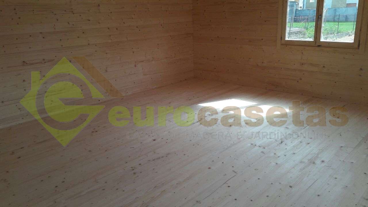 Montaje caseta de madera ALTEA 6x6 en Lugo