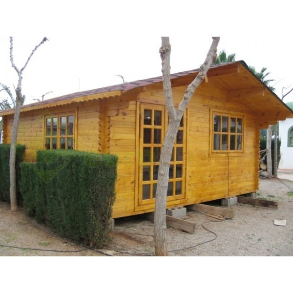 Montaje Casas de madera ALTEA 5x5