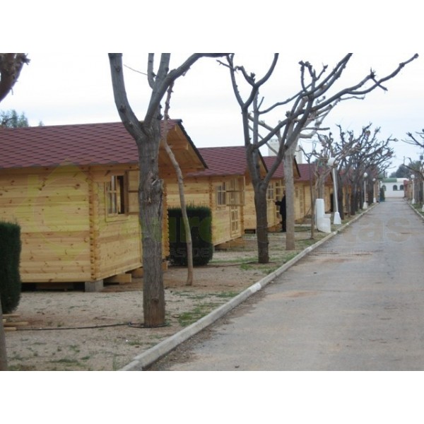 Montaje Casas de madera ALTEA 5x5
