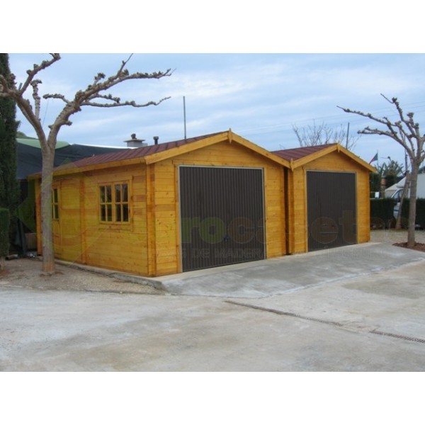 Garaje de madera 4x6 m