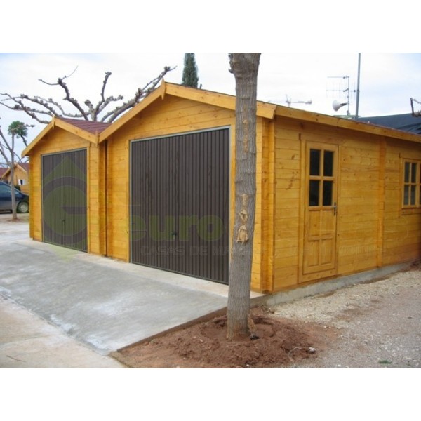 Garaje de madera 4x6 m