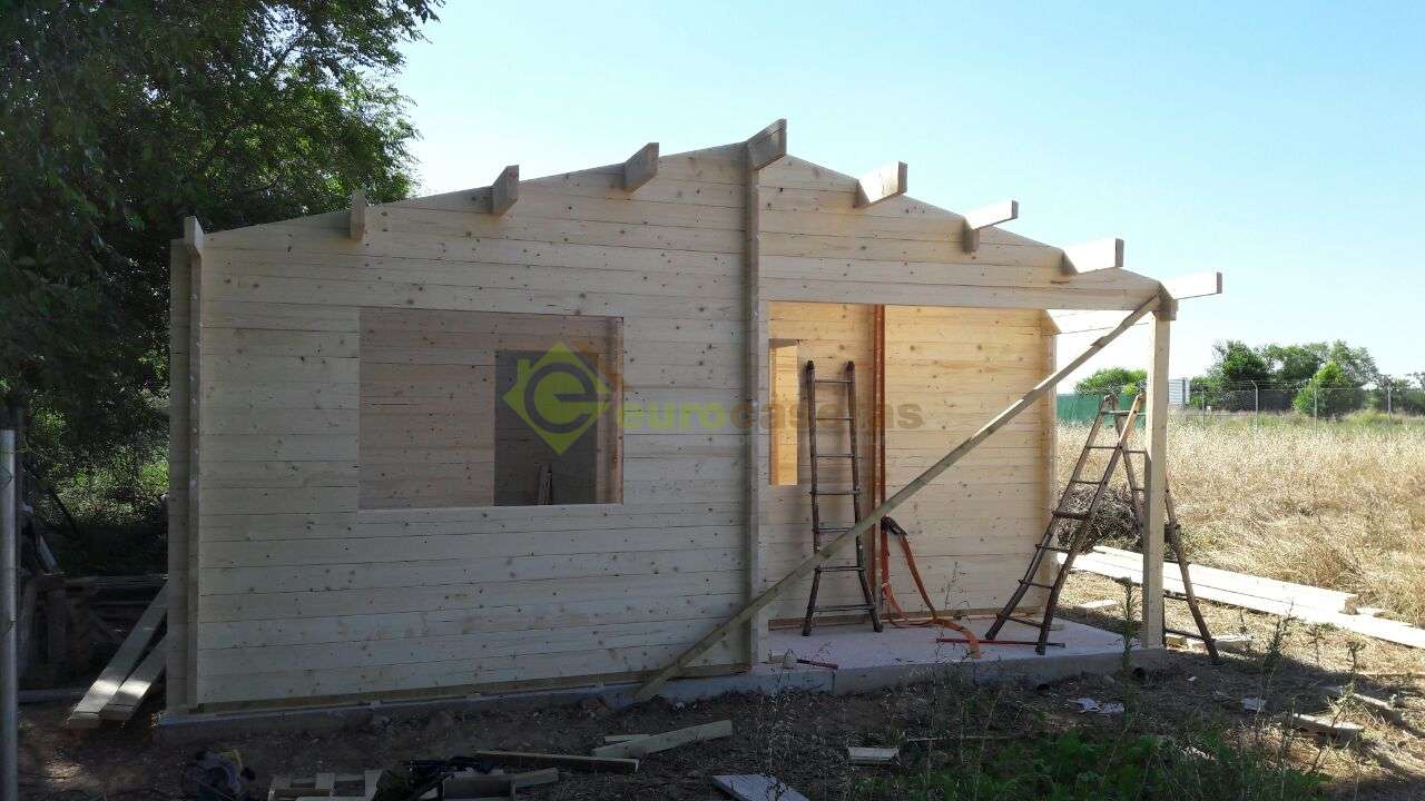 Montaje casa de madera FAY en Guadalajara