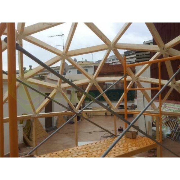 Montaje Casa de madera "GEO BUNGALOW"