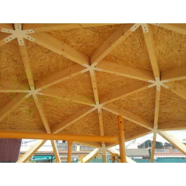 Montaje Casa de madera "GEO BUNGALOW"