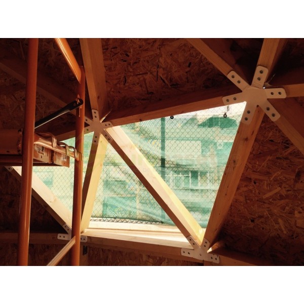 Montaje Casa de madera "GEO BUNGALOW"