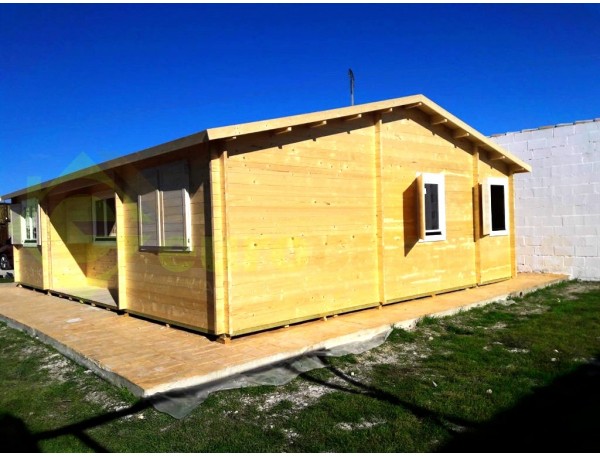 Casa de madera "RADO 72 m2" - 44mm